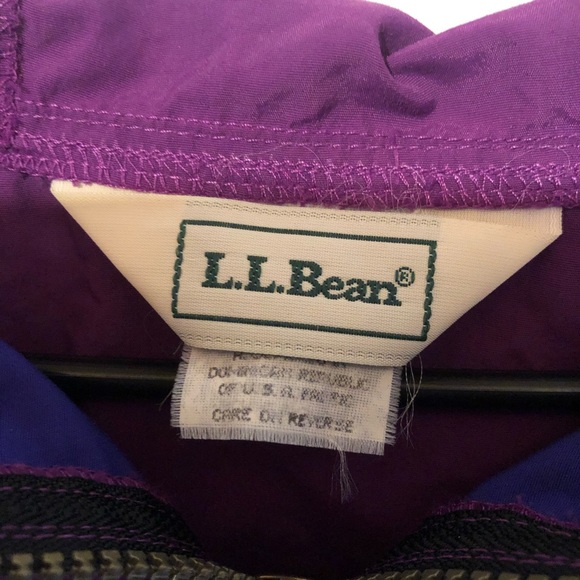Youth fall rare L.L.Bean VTG Y2k hooded windbreaker pull over jacket - Picture 6 of 12
